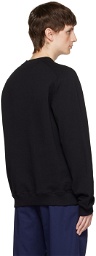 MSGM Black Raglan Sweatshirt