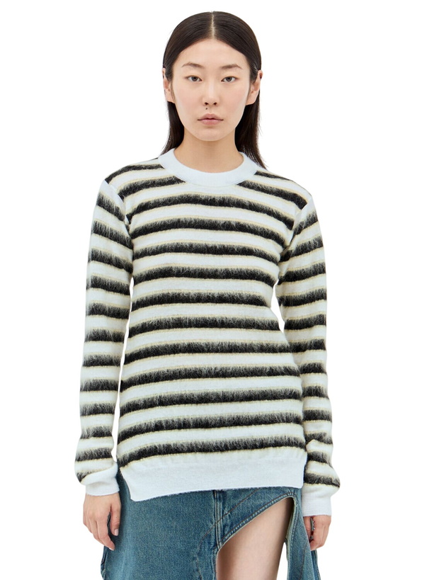 Photo: Marni Striped Wool-Mohair Sweater