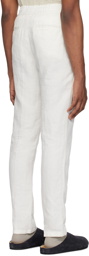 Orlebar Brown White Cornell Trousers