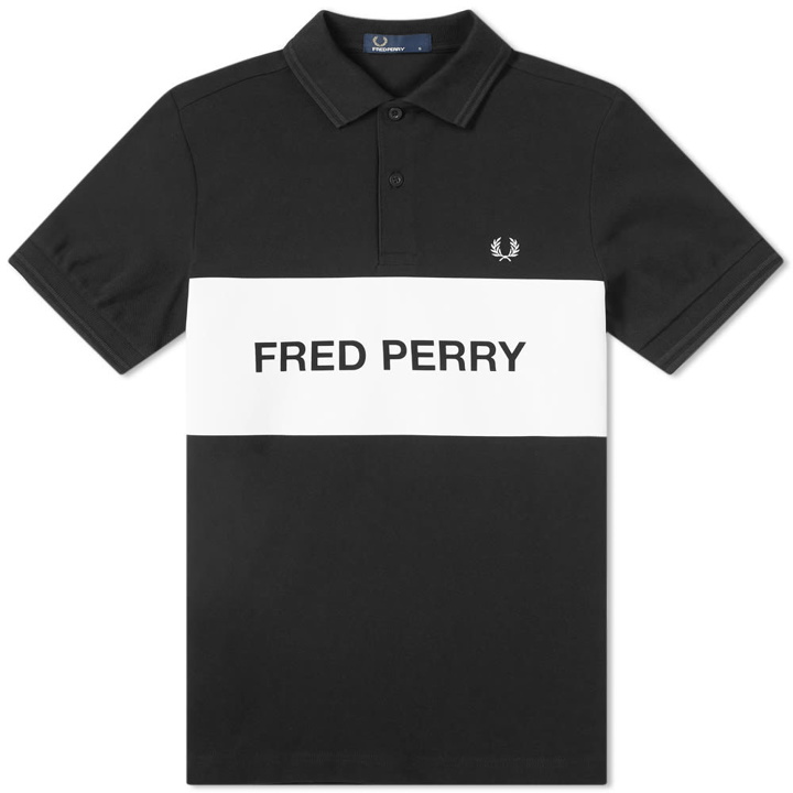 Photo: Fred Perry Authentic Monochrome Panel Polo