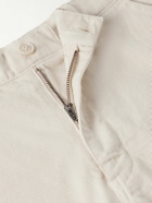 Nili Lotan - Emir Straight-Leg Cotton-Blend Twill Trousers - Neutrals