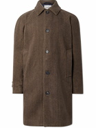 Corridor - Herringbone Wool Coat - Brown