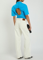 Bettter Cut out Cotton-blend Shirt Blue