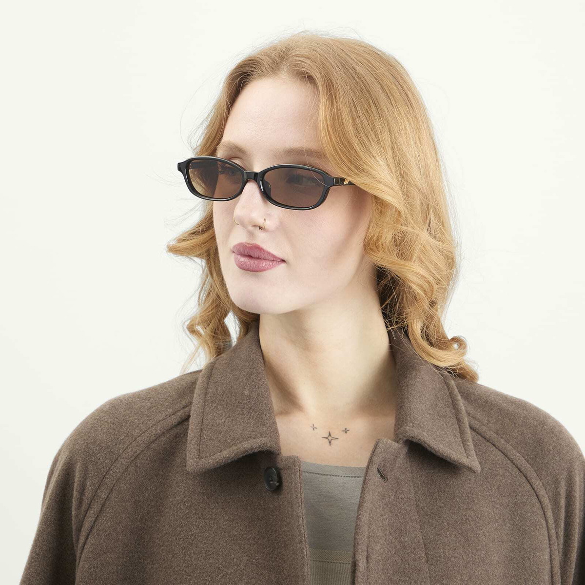 Le Specs Women's Honey Pot Sunglasses in Black/Brown Mono 