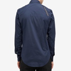Alexander McQueen Men's Harness Shirt in Ink Blue