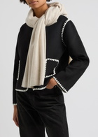 Loop Cashmere Lofty Blanket Cashmere Scarf - Cream - One Size