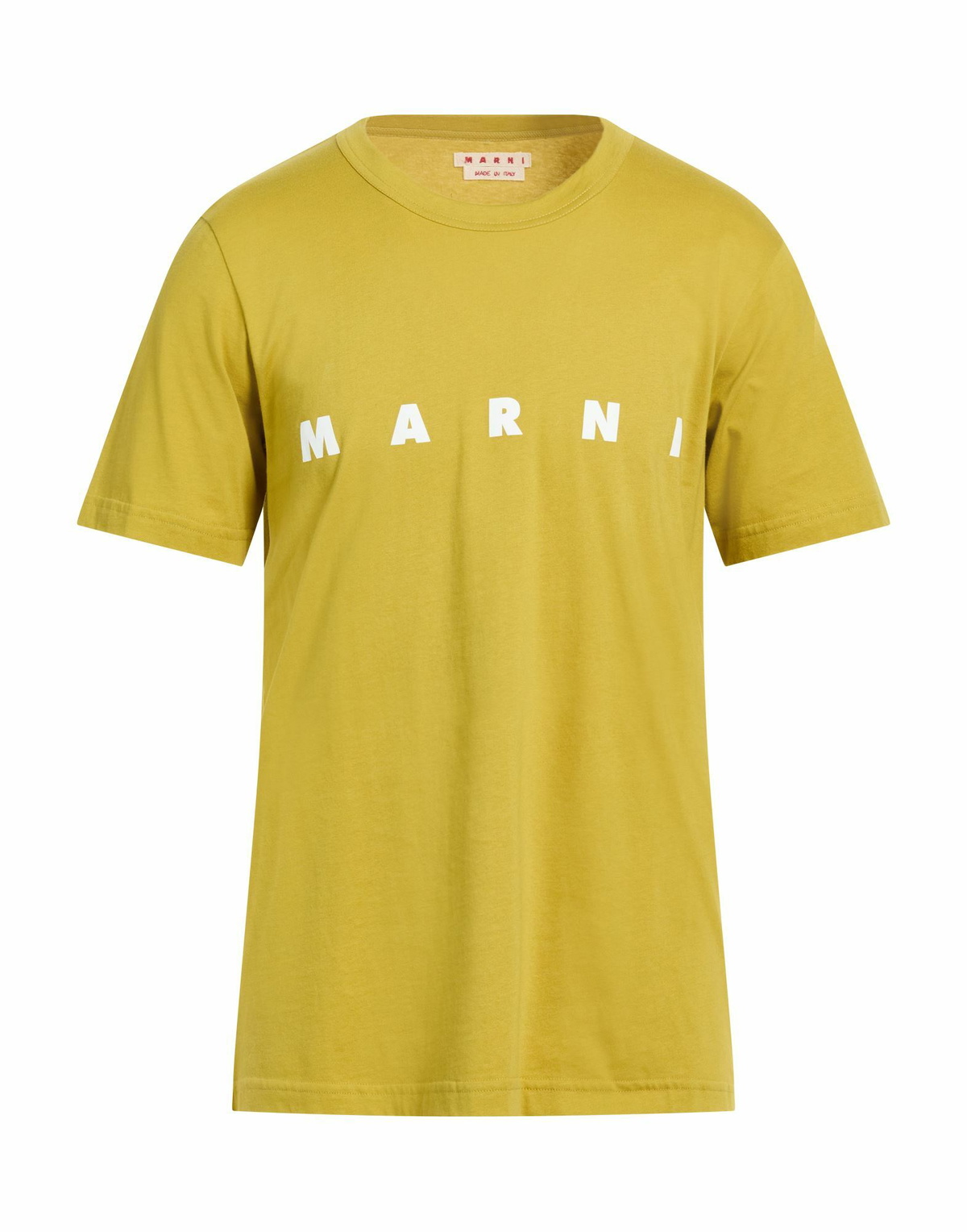 Marni Mens T-shirt Mustard
