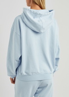 Colorful Standard Hooded Cotton Sweatshirt Light Blue