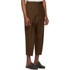 Haider Ackermann Brown Wool Classic Calder Trousers