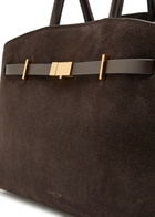 Demellier The Hudson Midi Grained Leather top Handle bag - Dark Brown - One Size
