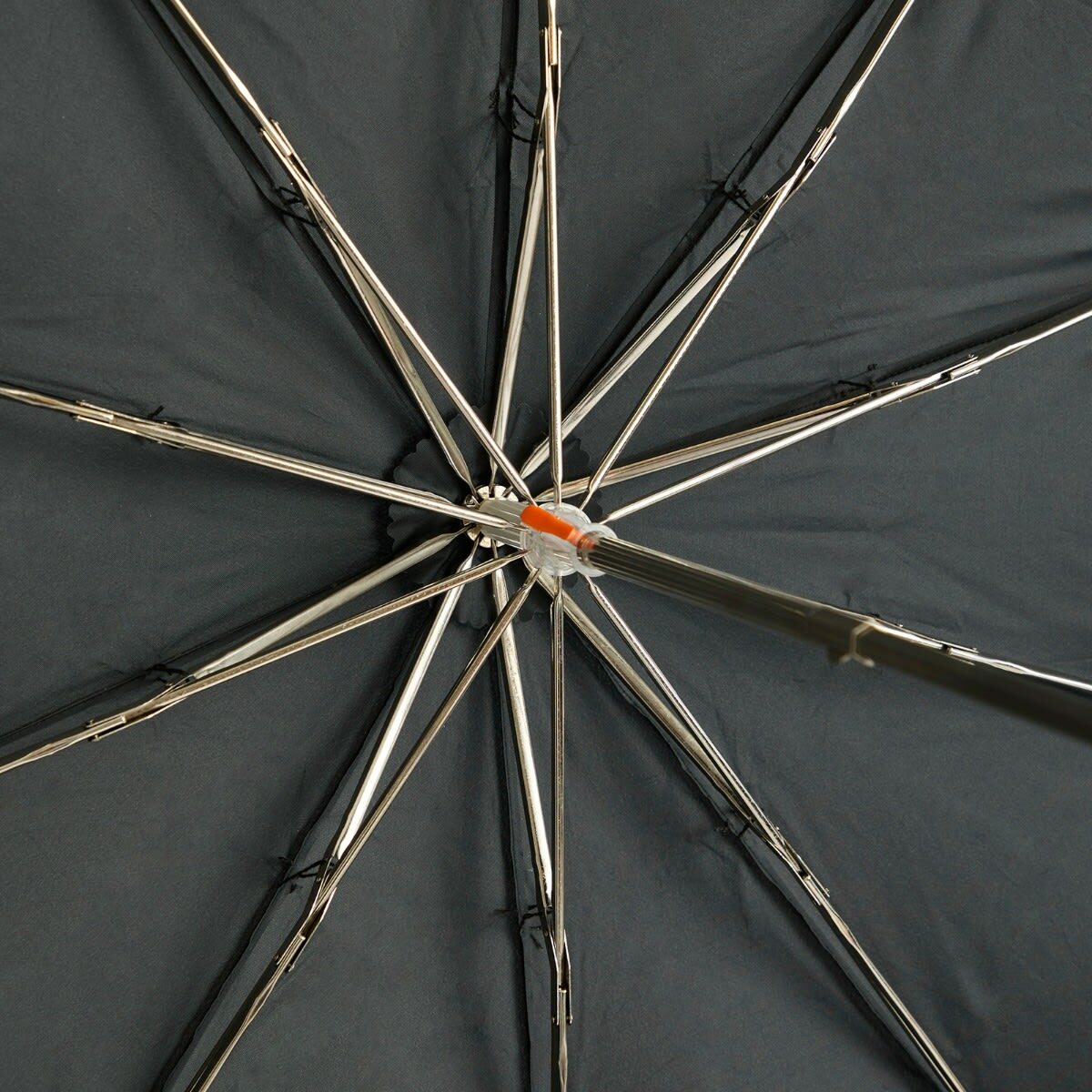 London Undercover Whangee Telescopic Umbrella in Black 