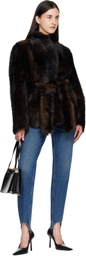Versace Black Severine Leather Tote