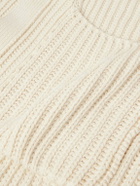 A Kind Of Guise - Juhi Ribbed-Knit Cotton Cardigan - Neutrals