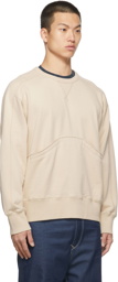 Nicholas Daley Beige Crewneck Sweatshirt
