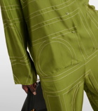 Toteme Monogram silk pajama shirt