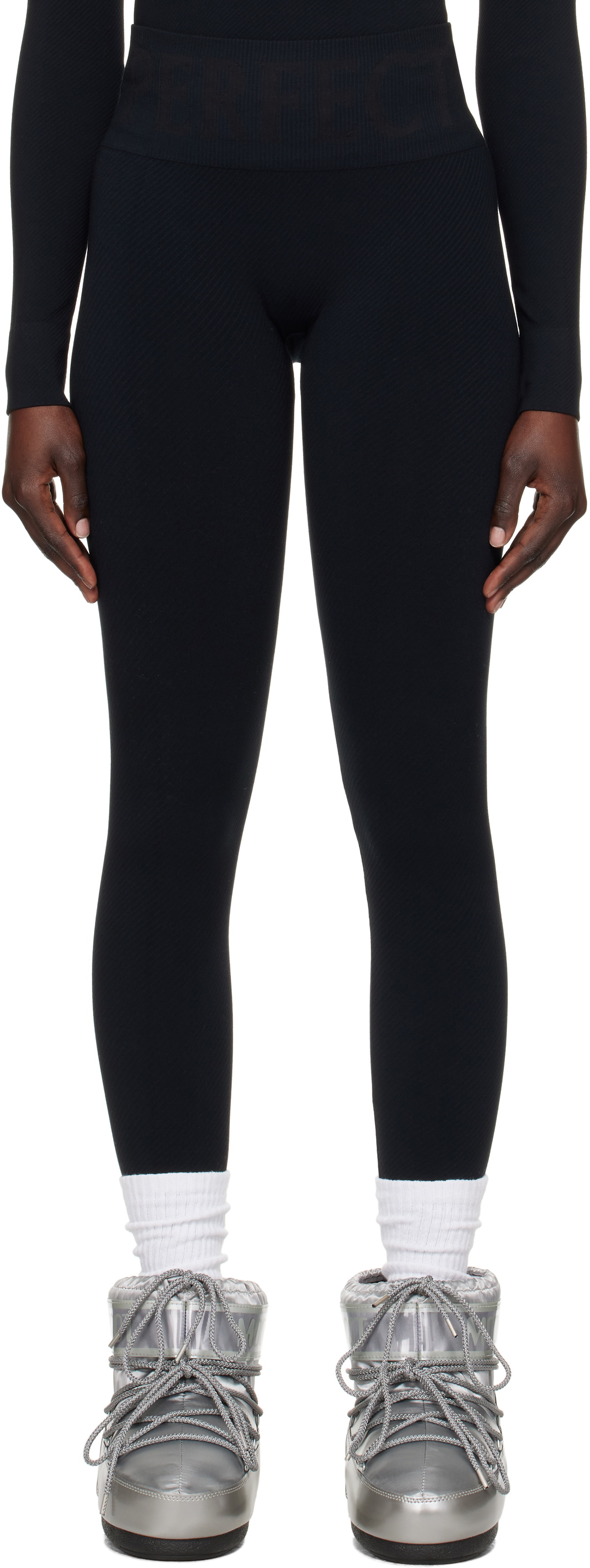 Perfect Moment Black Seamless Sport Leggings