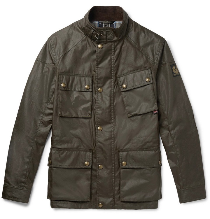 Photo: Belstaff - Fieldmaster Waxed-Cotton Jacket - Men - Green