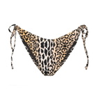 Reina Olga Penny leopard-print bikini bottoms