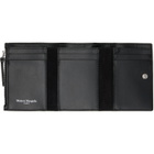 Maison Margiela Black Four Stitches Trifold Wallet