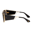 Dita Black and Gold Souliner-One Sunglasses