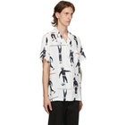 WACKO MARIA White Bob Marley Edition Hawaiian Short Sleeve Shirt