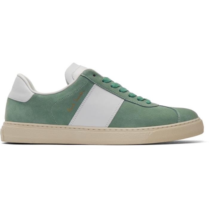 Photo: Paul Smith Green and White Levon Sneakers