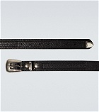 Lemaire - Grained leather belt