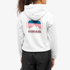 Napapijri Women's Rope Logo Hoodie in White Whisper