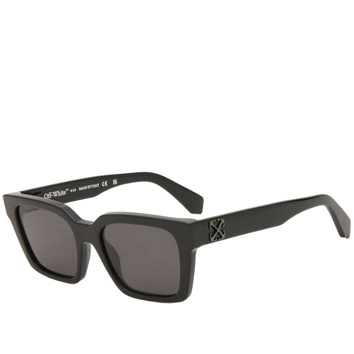 Photo: Off-White Sunglasses Off-White Branson Sunglasses in Black/Dark Grey 