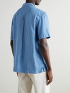 Frescobol Carioca - Franca Camp-Collar Denim Shirt - Blue