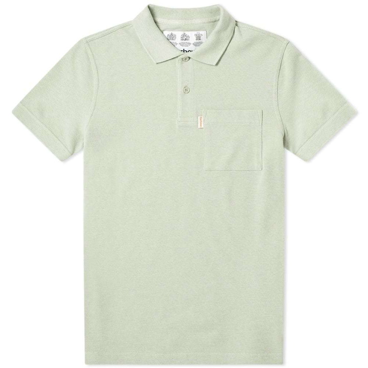 Photo: Barbour Lowther Polo - Japan Collection Pale Green Marl
