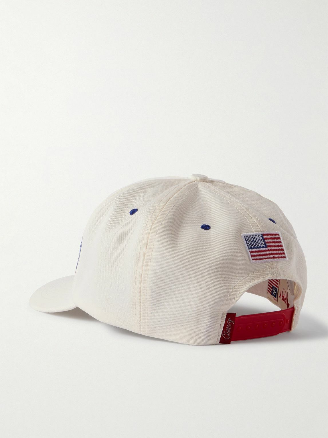 Cherry Los Angeles - Oracle Bull Racing Logo-Print Appliquéd Twill Baseball Cap