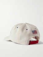 Cherry Los Angeles - Oracle Bull Racing Logo-Print Appliquéd Twill Baseball Cap