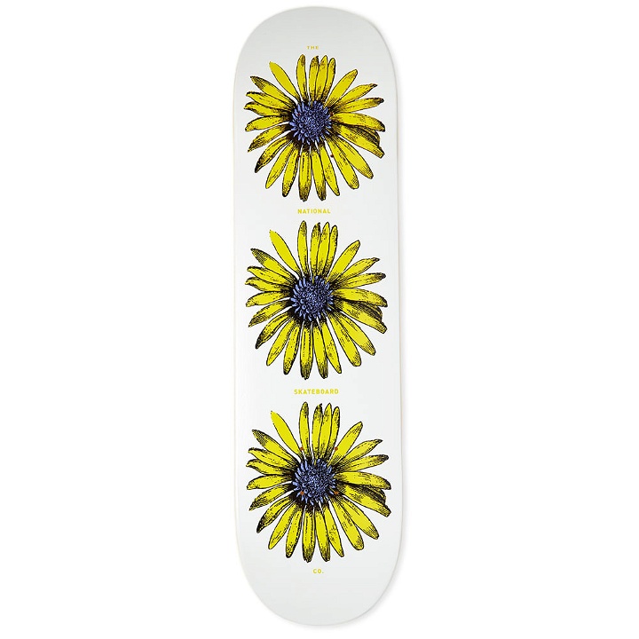 Photo: The National Skateboard Co. Men's Daisy Yellow - Medium Concave - in Multi
