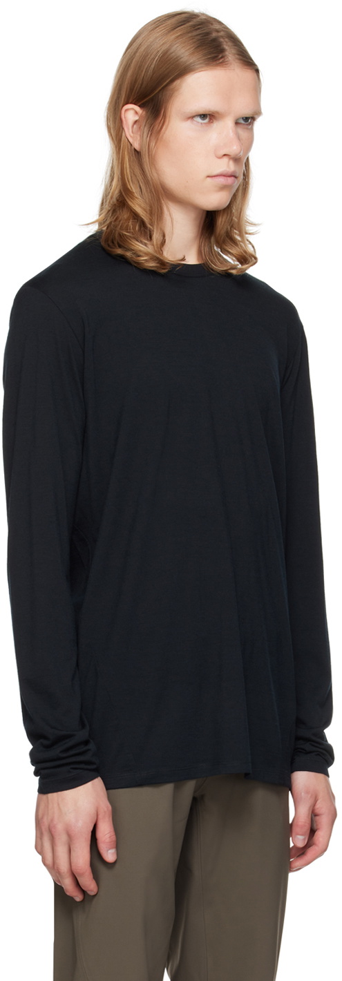 Veilance Black Frame Long Sleeve T-Shirt