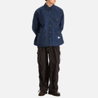 and wander Men's Cordura Cotton Ripstop Shirt Jacket in Blue