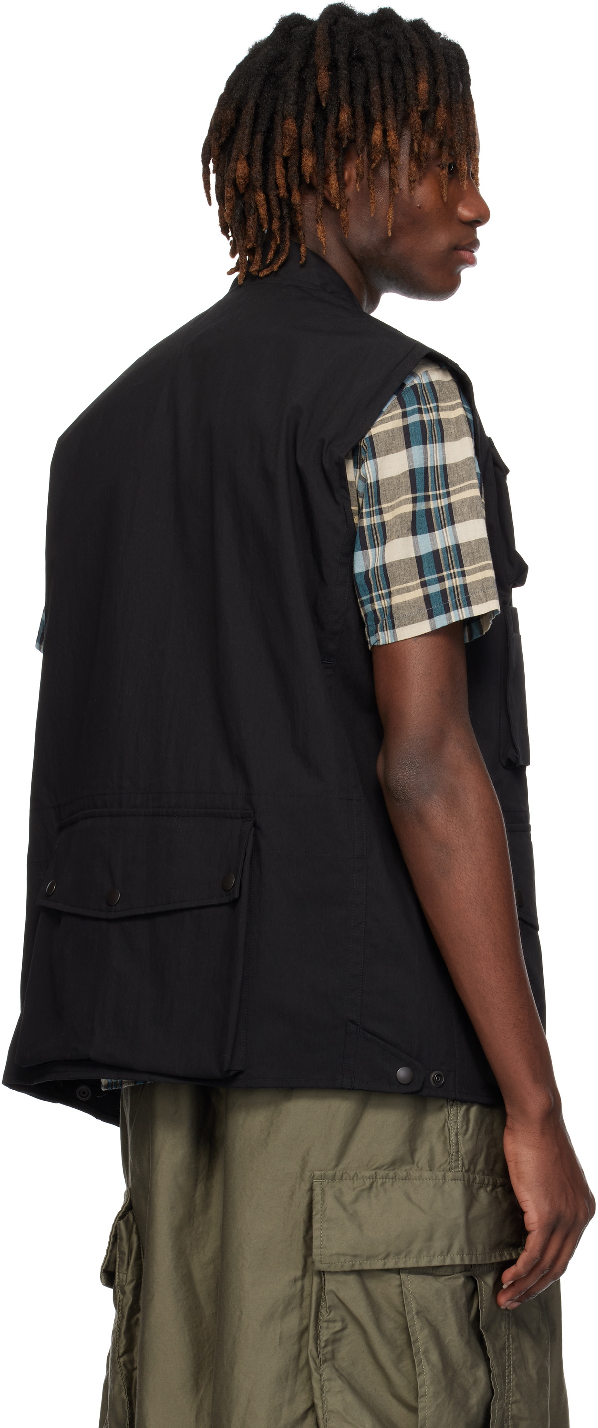 NEEDLES Black Field Vest