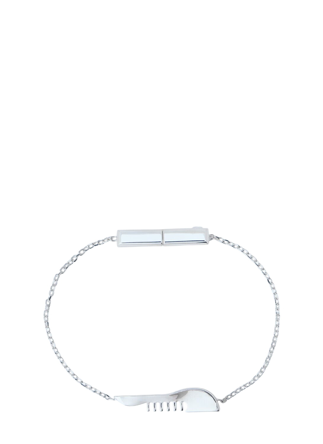 All Blues Silver Fat Snake Bracelet All Blues