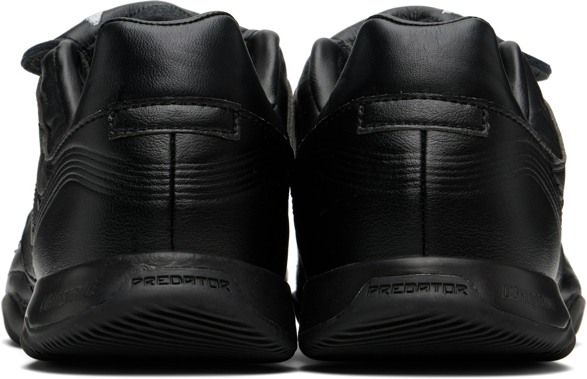 Y-3 Black Leather Predator Precision Sneakers