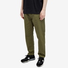 Universal Works Men's Twill Military Chinos in Light Olive