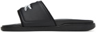 Lacoste Black Croco 2.0 Sandals