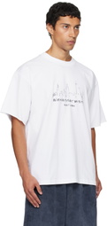 Alexander Wang White Graphic Short Sleeve T-shirt
