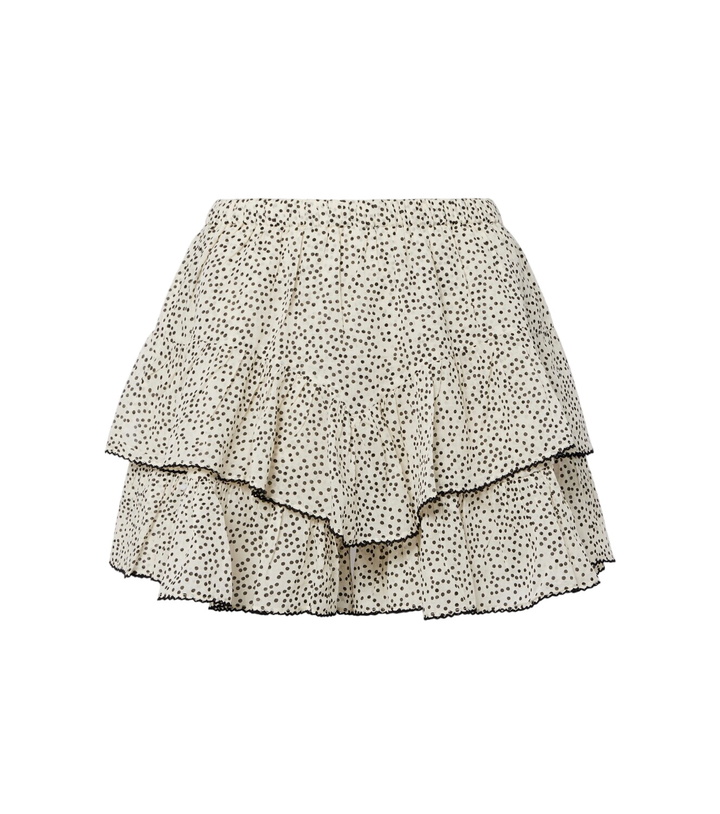 Photo: Marant Etoile Jocadia ruffled cotton shorts