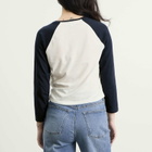 Good American Women's Raglan T-Shirt in Chalk
