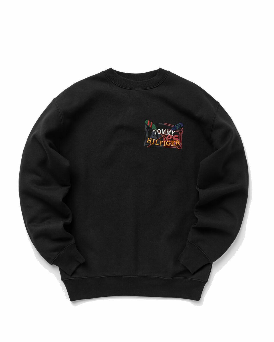 Photo: Tommy Jeans Tommy X Aries Archive Sweat Black - Mens - Sweatshirts