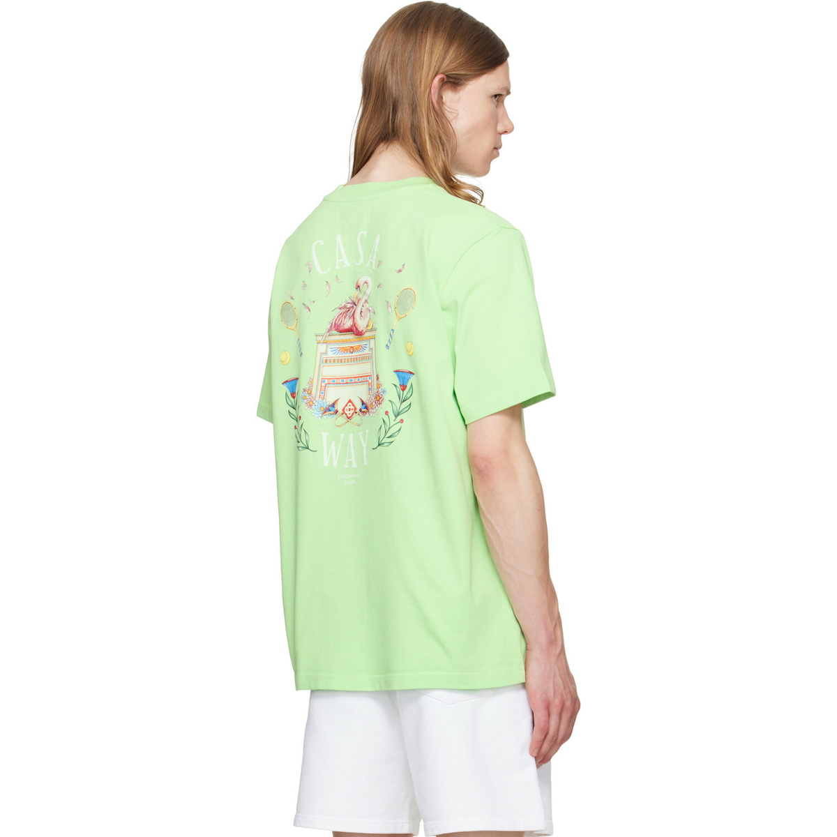 Casablanca Green Classic T-shirt