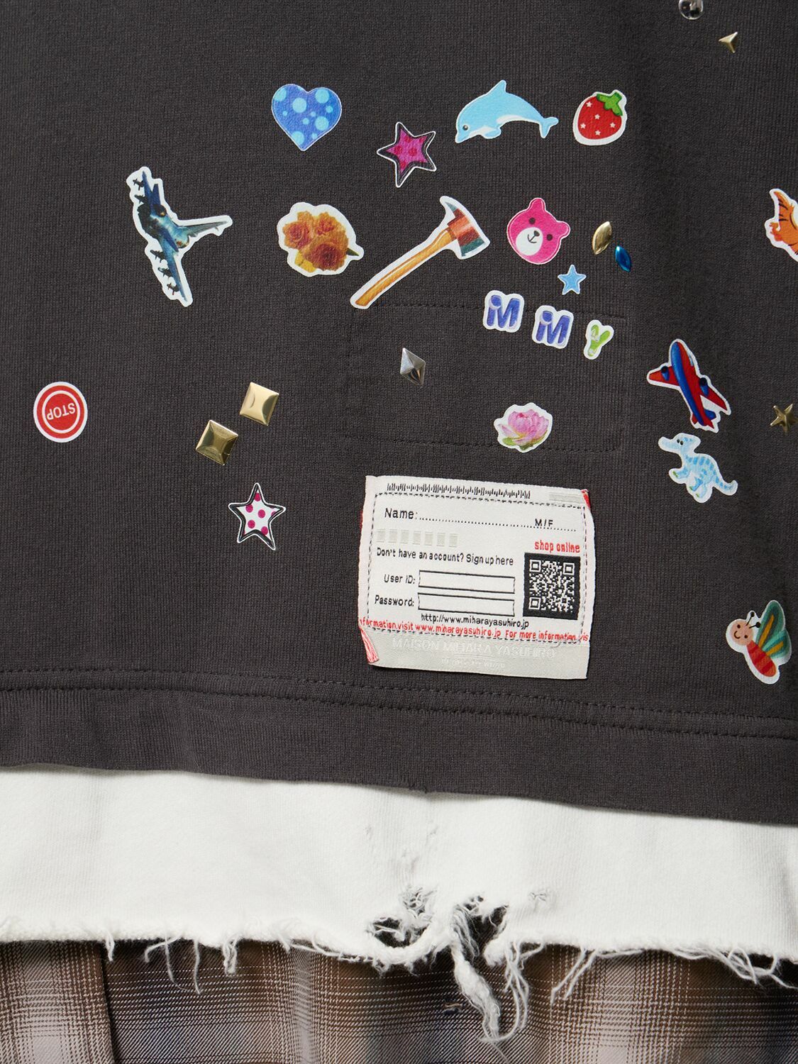 MIHARA YASUHIRO Triple Layered Tee Maison MIHARA YASUHIRO
