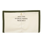 Western Hydrodynamic Research Off-White and Khaki Fin Bag
