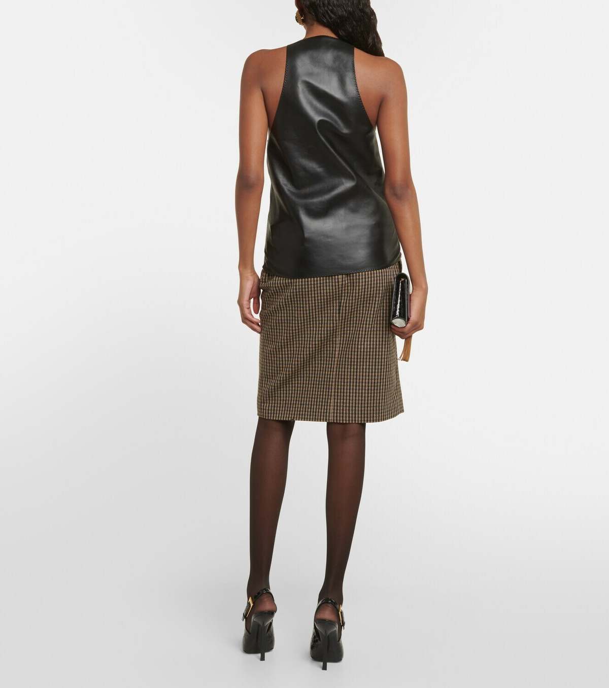 Saint Laurent Leather tank top Saint Laurent