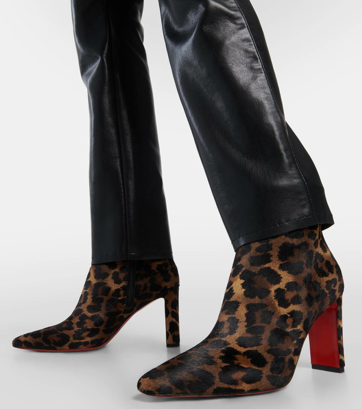 Christian Louboutin Suprabooty 85 leopard-print ankle boots